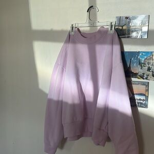 lilac sweatshirt